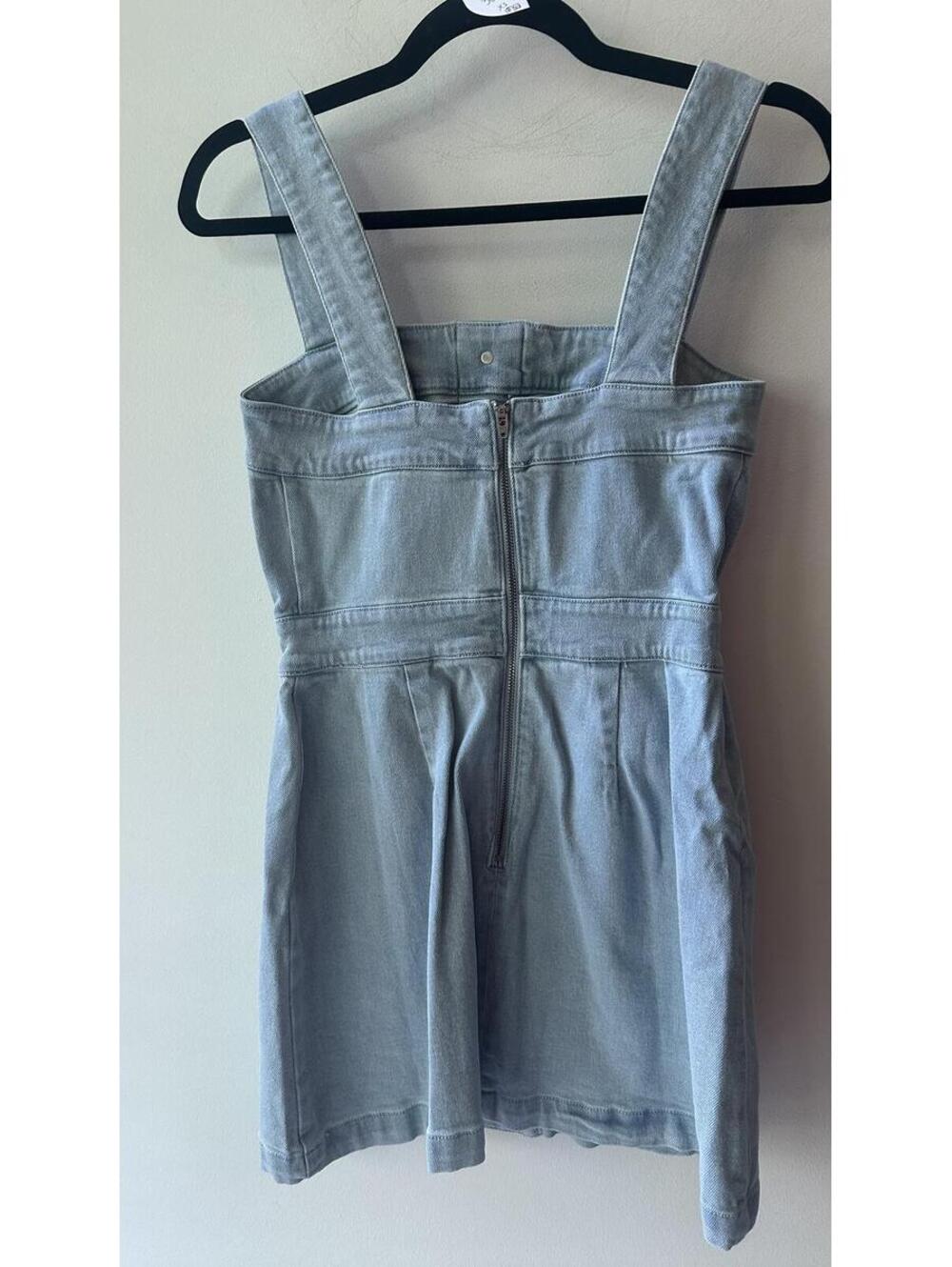 Amanda Uprichard Light Wash Denim Mini Dress 14” P2P XS | 830